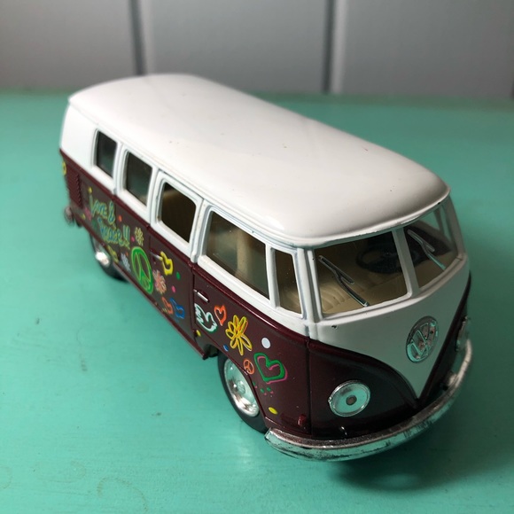 1962 Volkswagen Bus Hippie Van 5” Die-Cast ☮️ - Picture 10 of 15